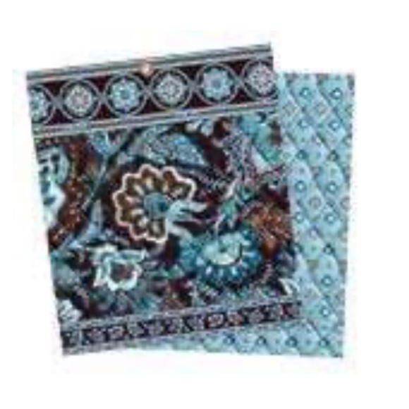 ✨NWT✨RETIRED Pattern Vera Bradley Java Blue Reversible Belt w/Turquoise Buckle - Picture 9 of 10